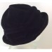 Ben Berger Luxury Collection Soft Black Velvet Bucket Crusher Hat 's 23"   eb-41735057